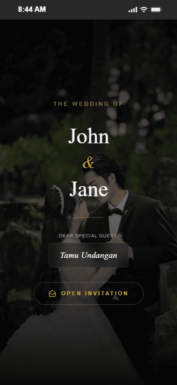 Memorya Digital Invitation | Invitation View